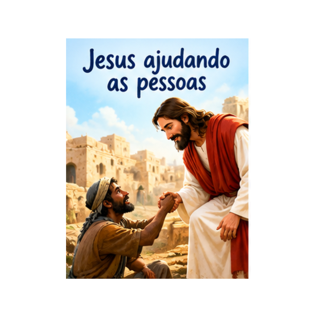 Jesus ajudando as pessoas